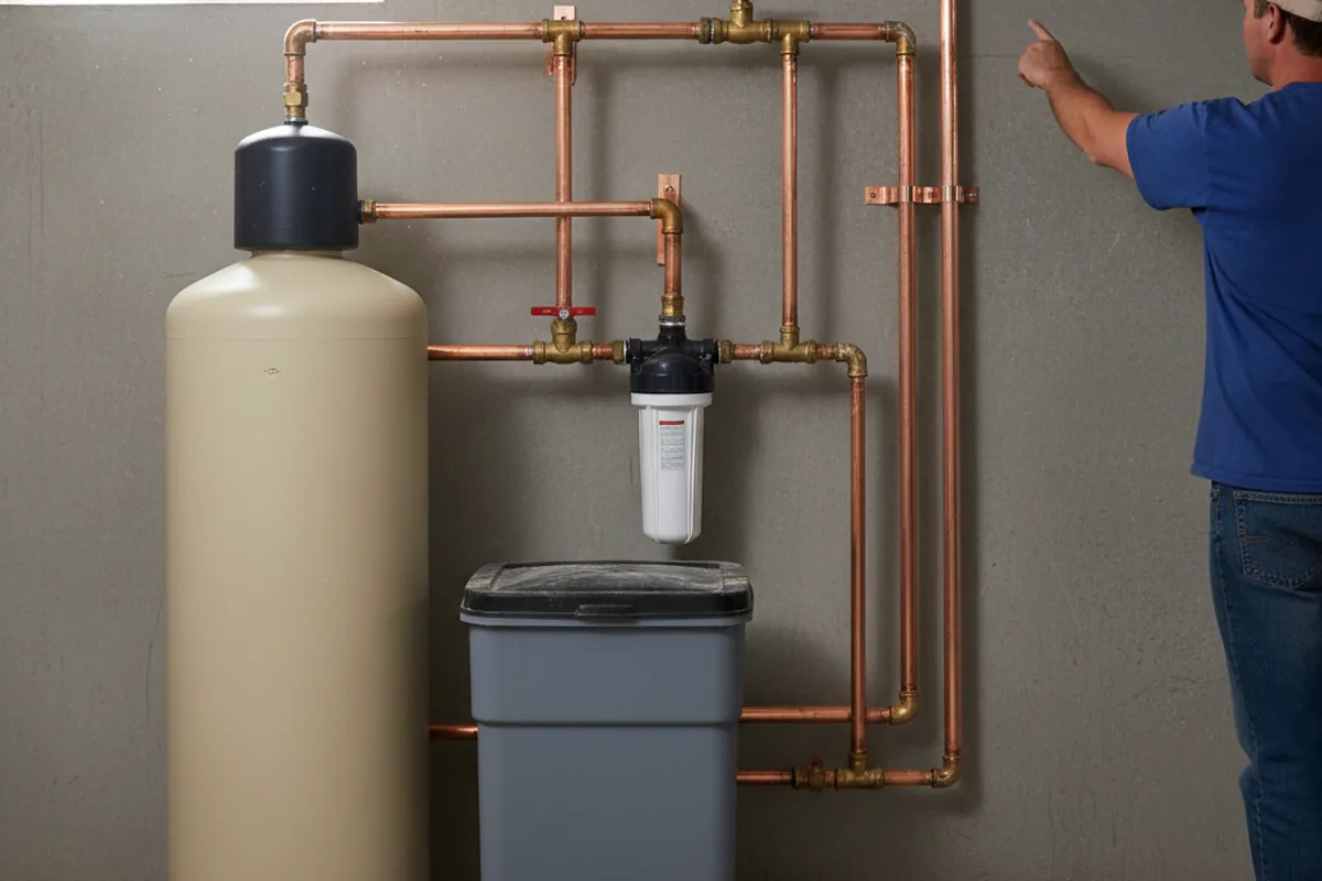 Whole-house water treatment system installed in Minot